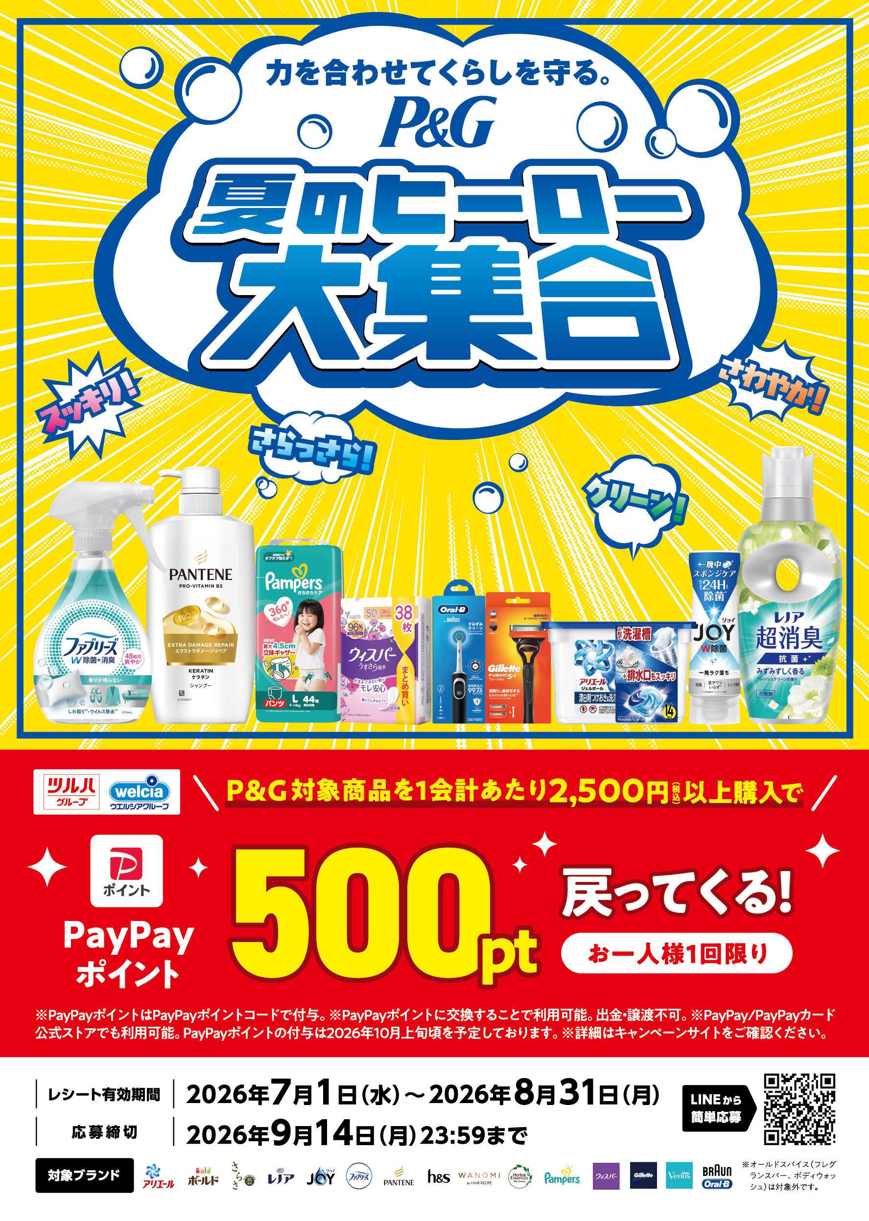 くすりの福太郎 夏のヒーロー大集合キャンペーン
