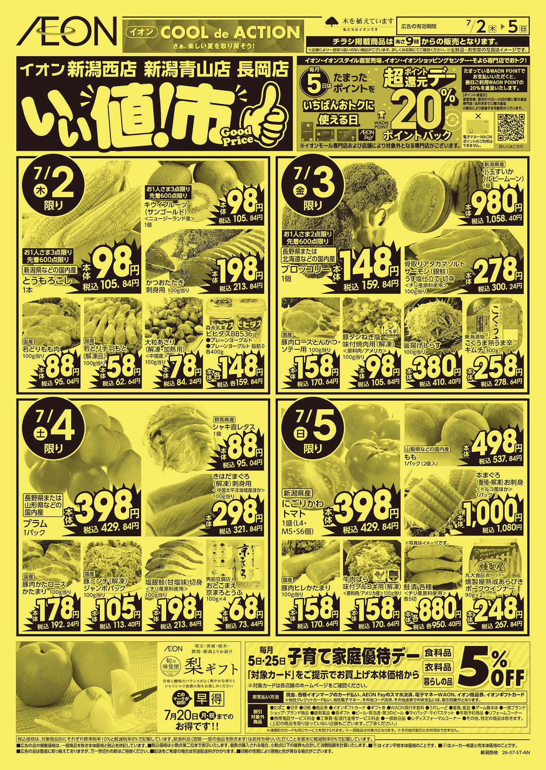 イオン 7/2号　いい値！市：表面