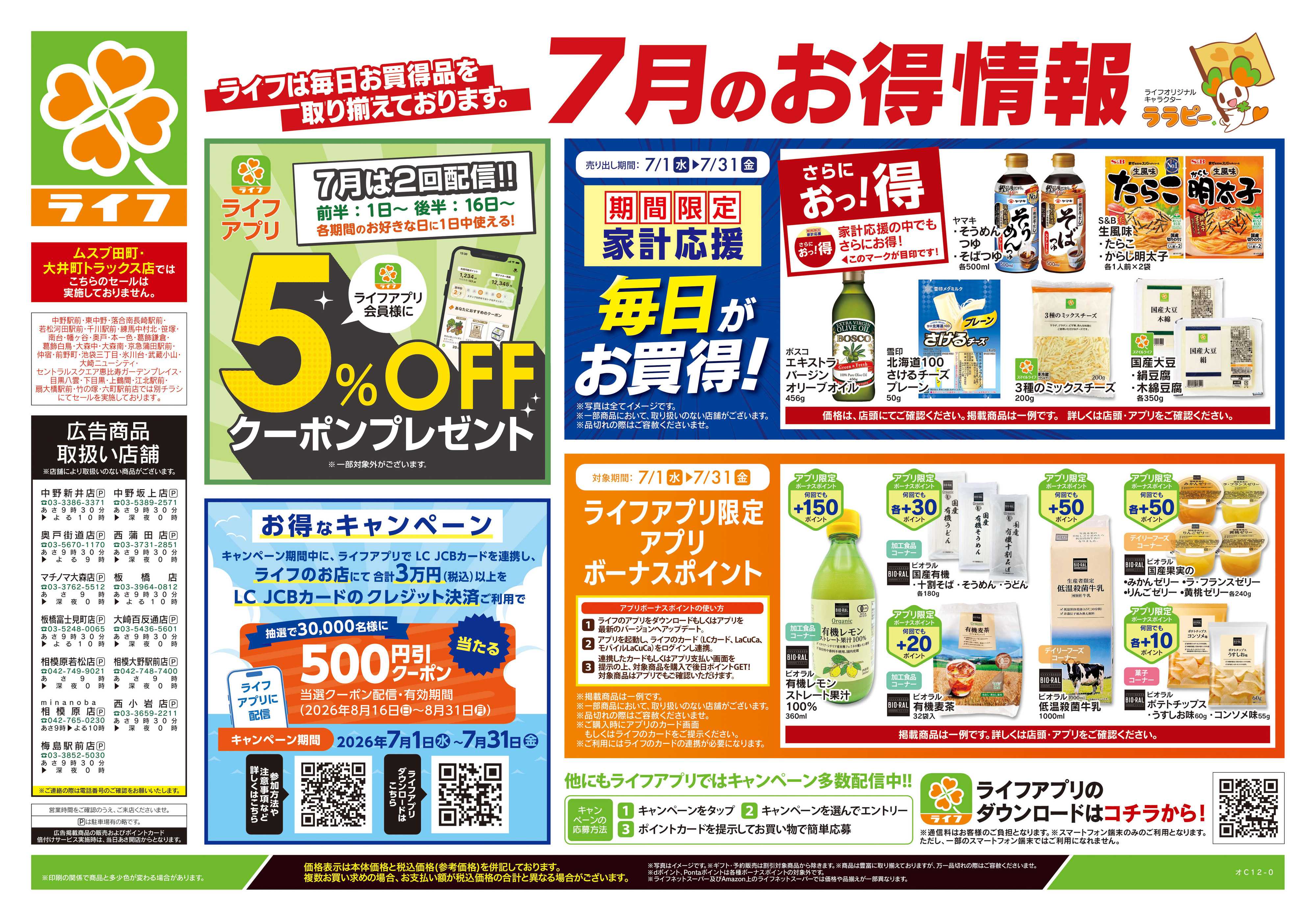 ライフ 7/4号　くらしの品おすすめ号