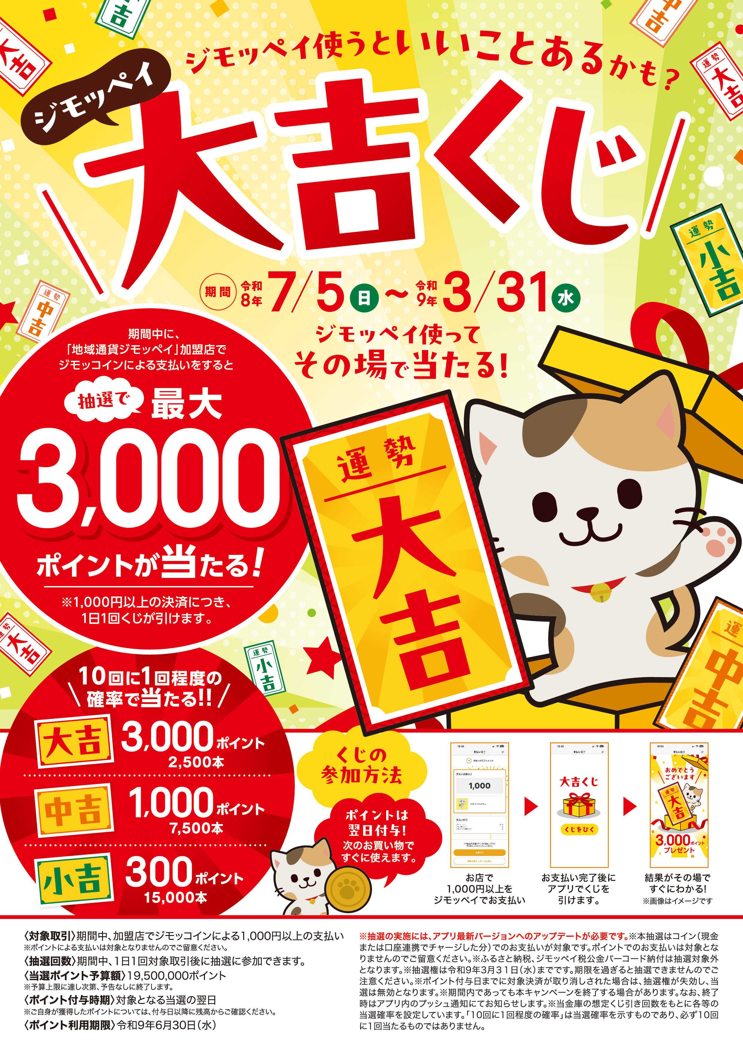 よどや ジモッペイ大吉くじ
