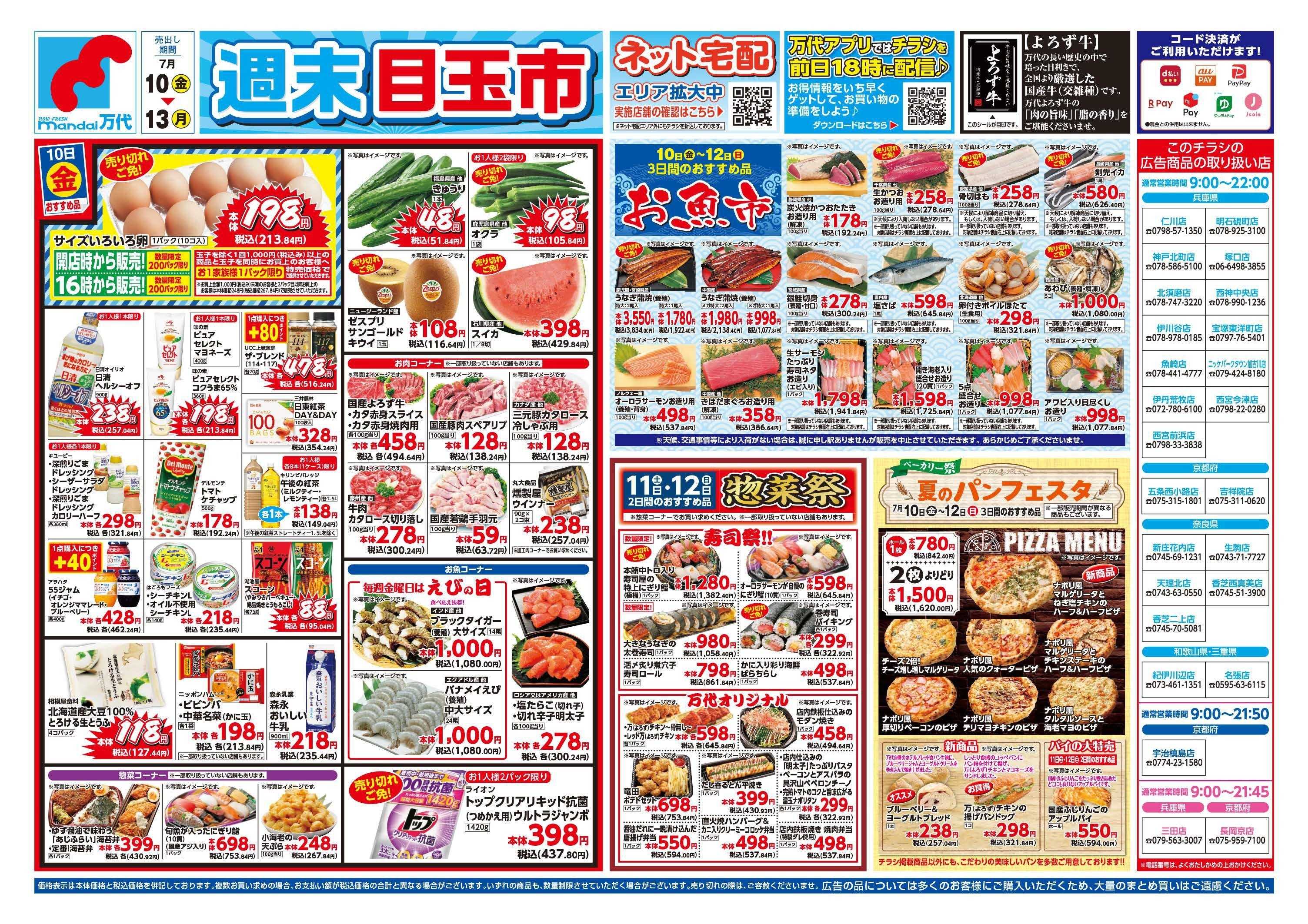 mandai 週末目玉市／ベーカリーB