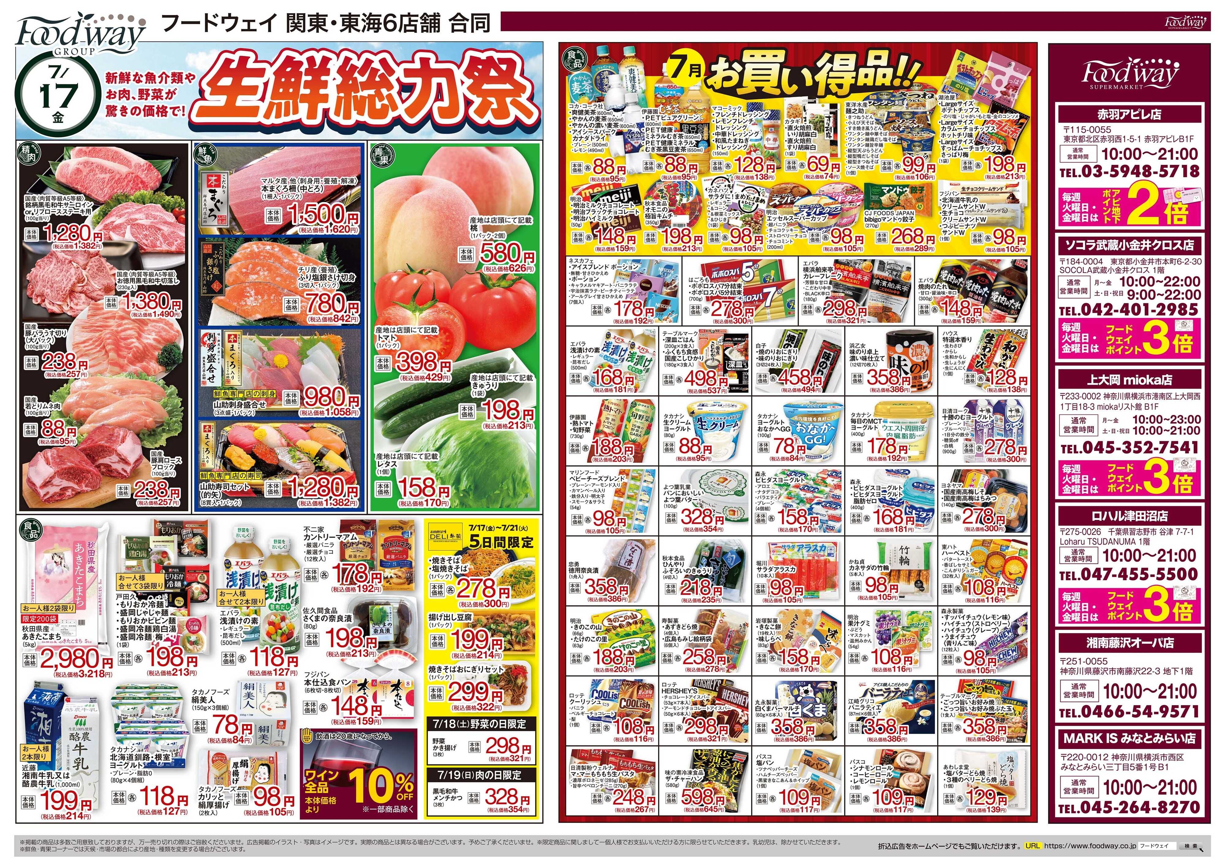 foodway 生鮮総力祭