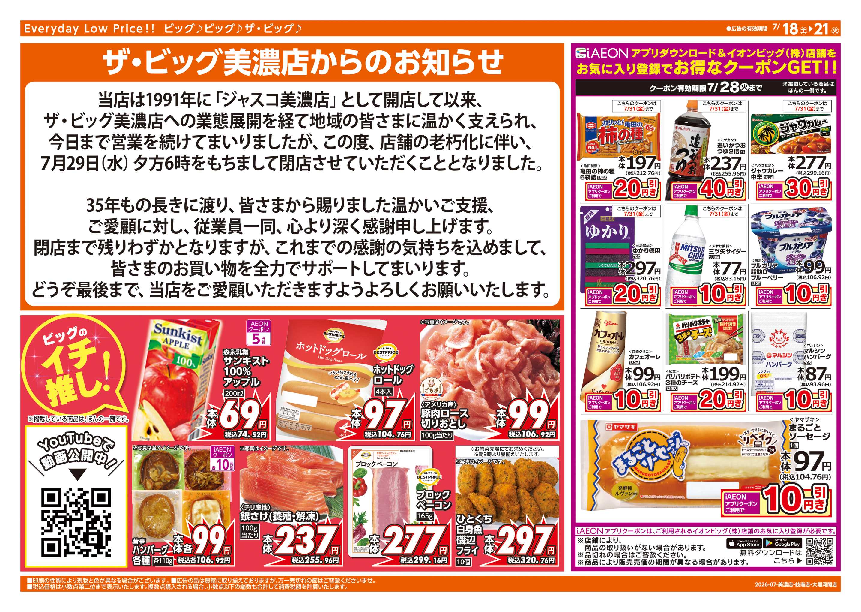 ザ・ビッグ 週末チラシ