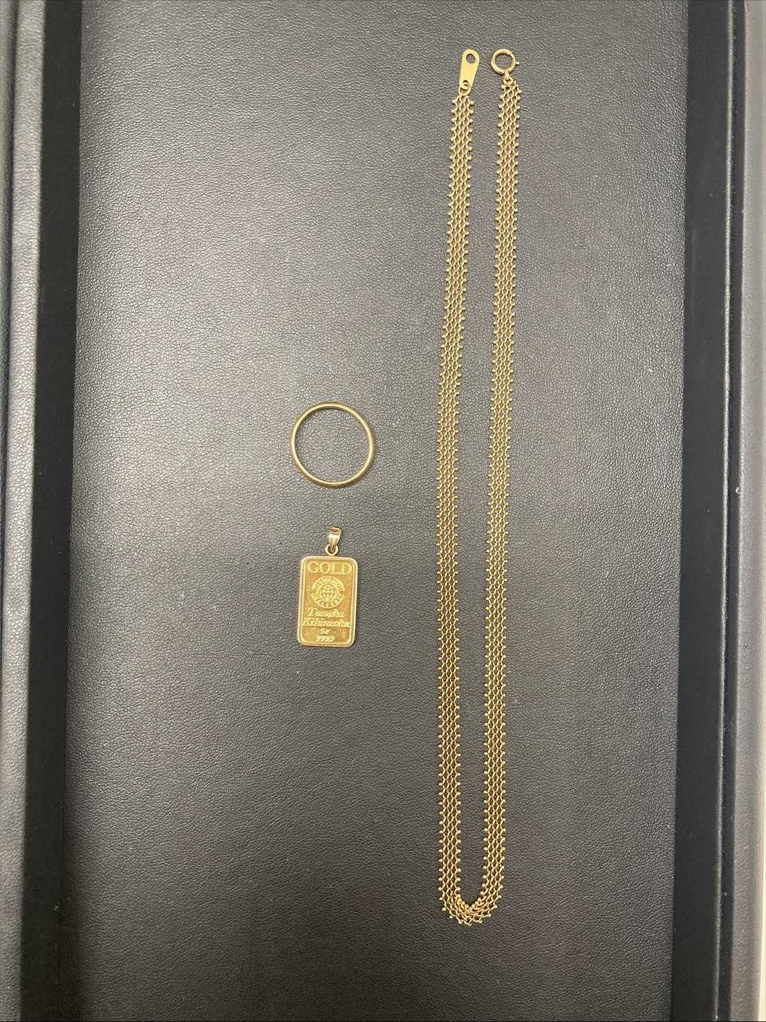 買取大吉 金インゴット　ネックレス