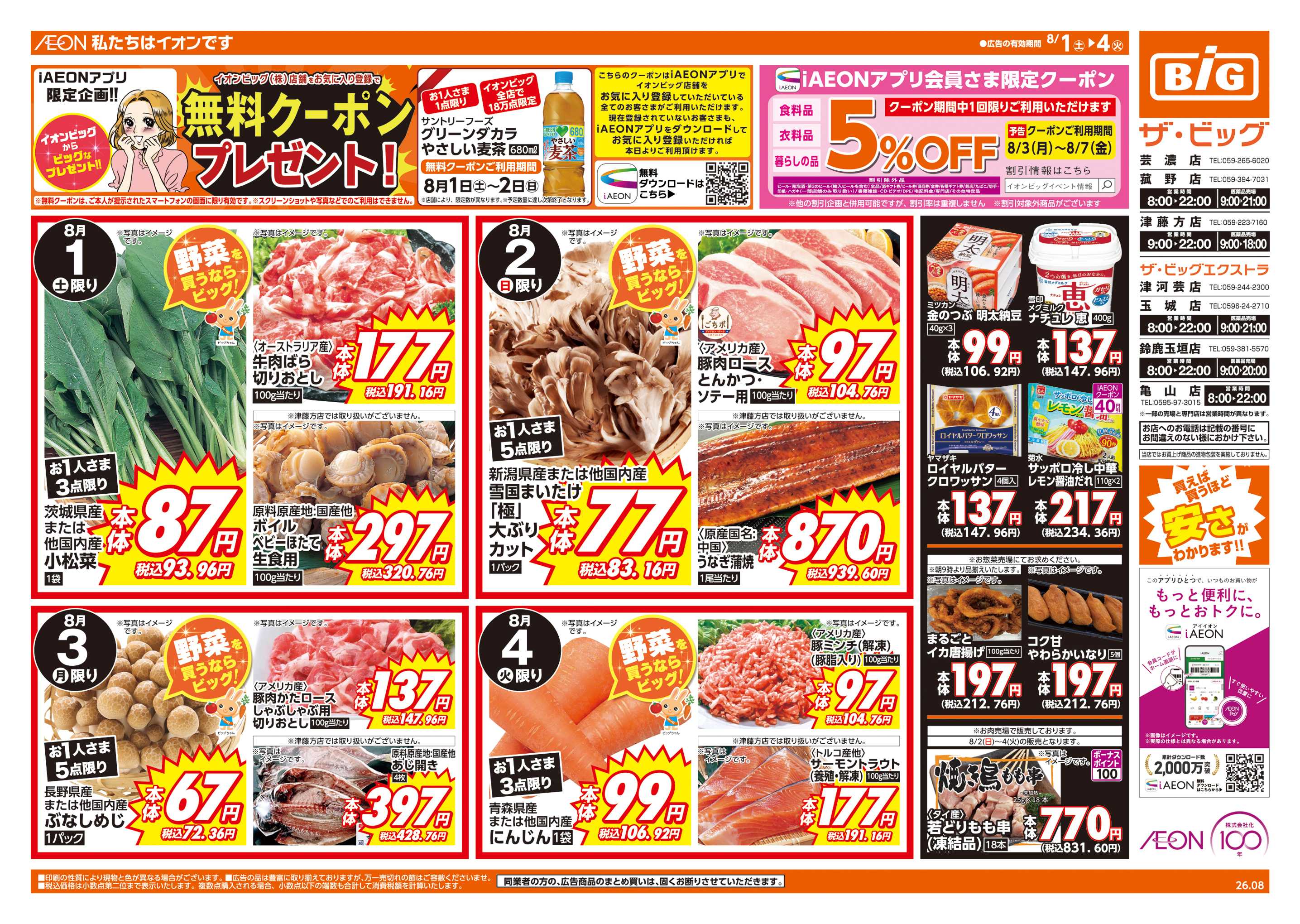 ザ・ビッグエクストラ 週末チラシ