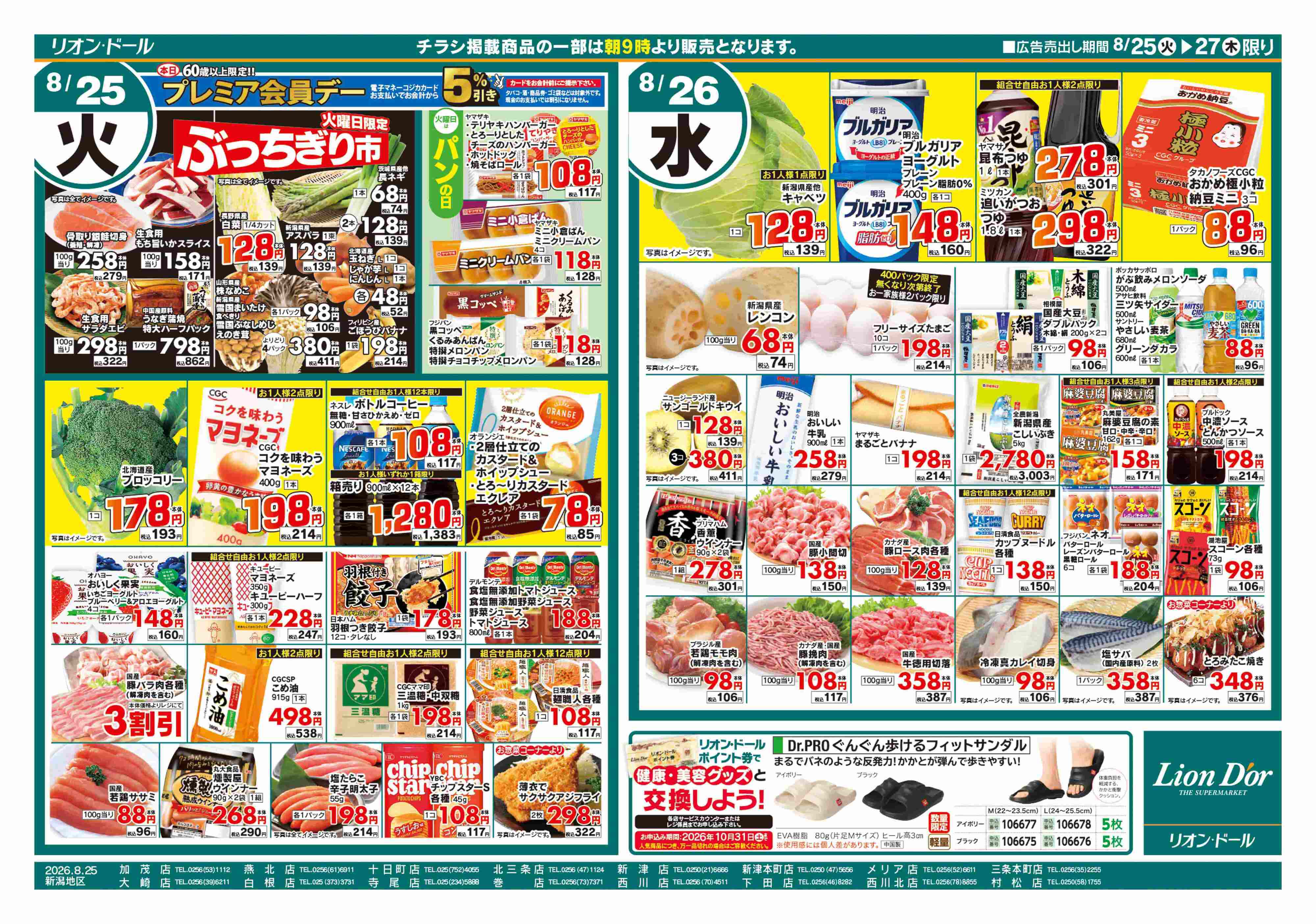 リオン・ドール 8/25号日替り3日間