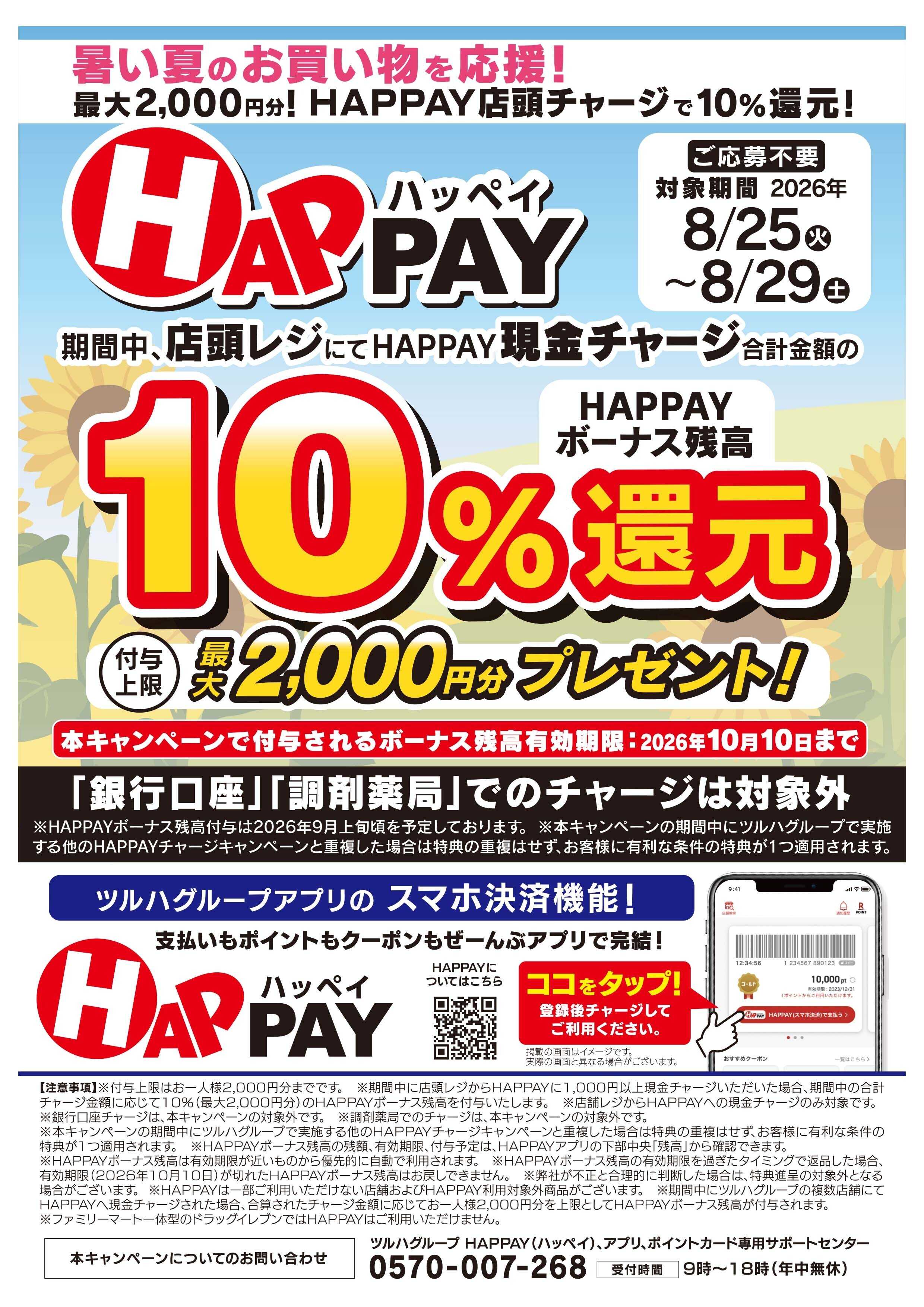 杏林堂 HAPPAY店頭チャージCP