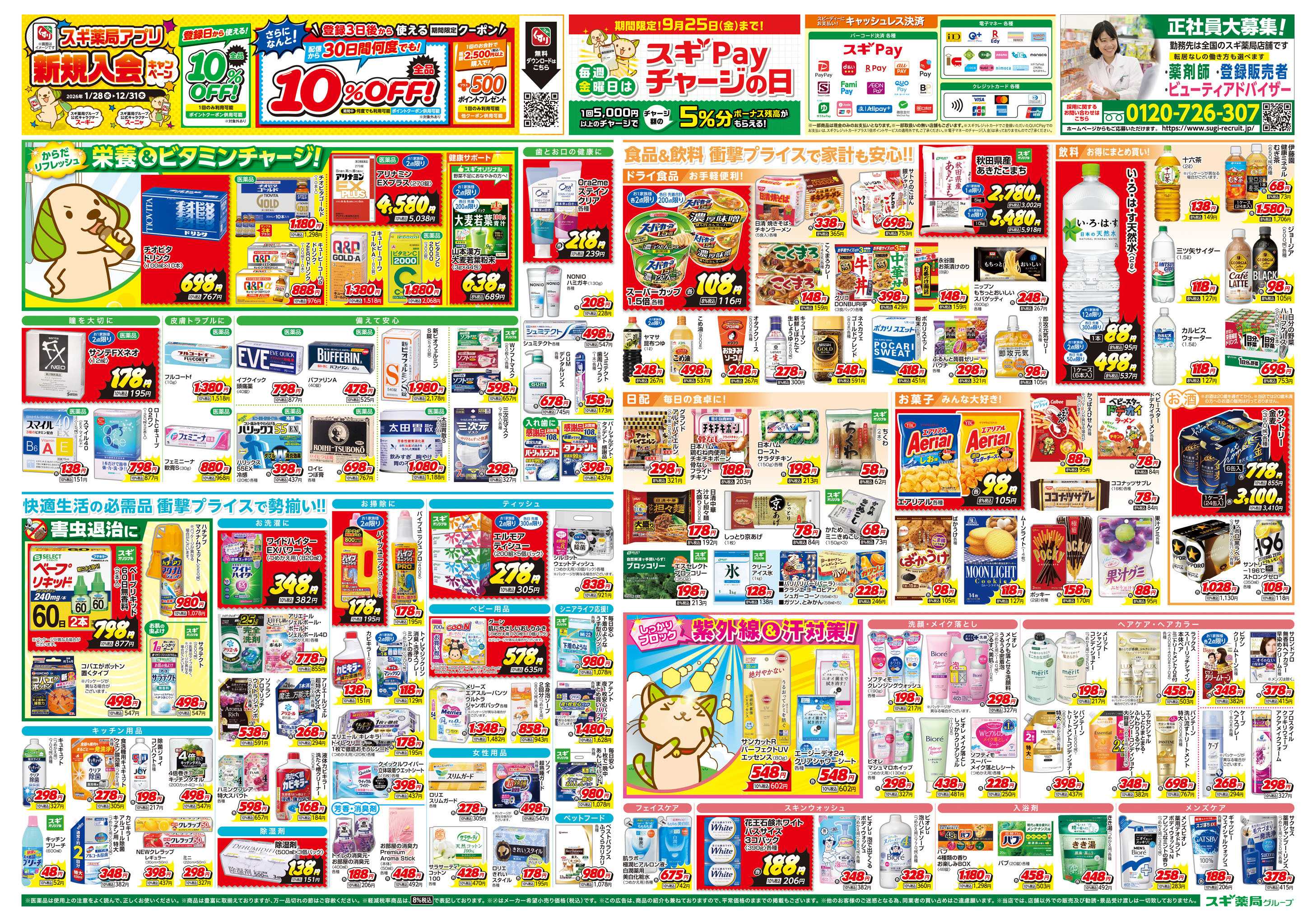 スギドラッグ チラシのご案内