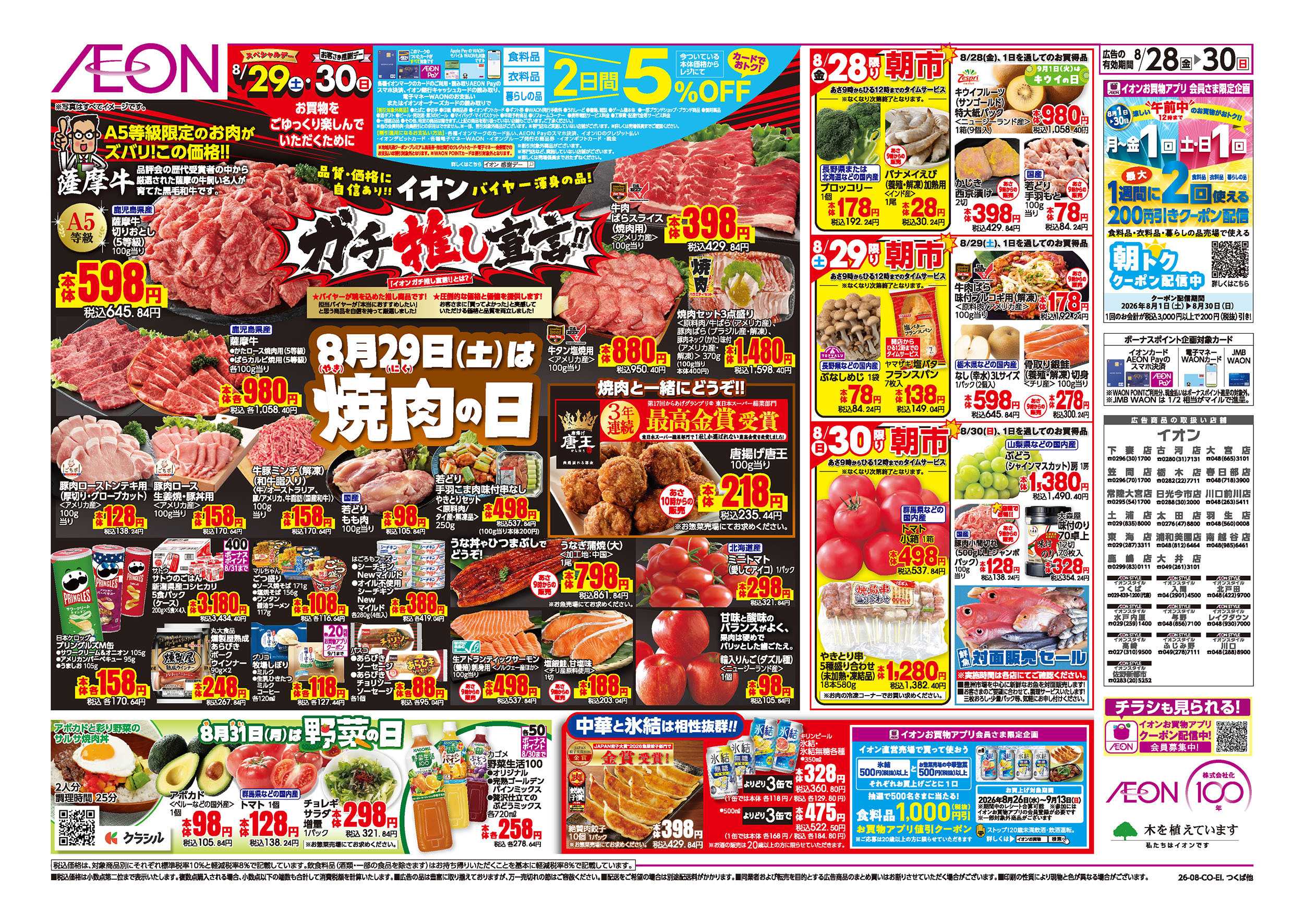 イオン 8/28号　イオンガチ推し宣言：裏面