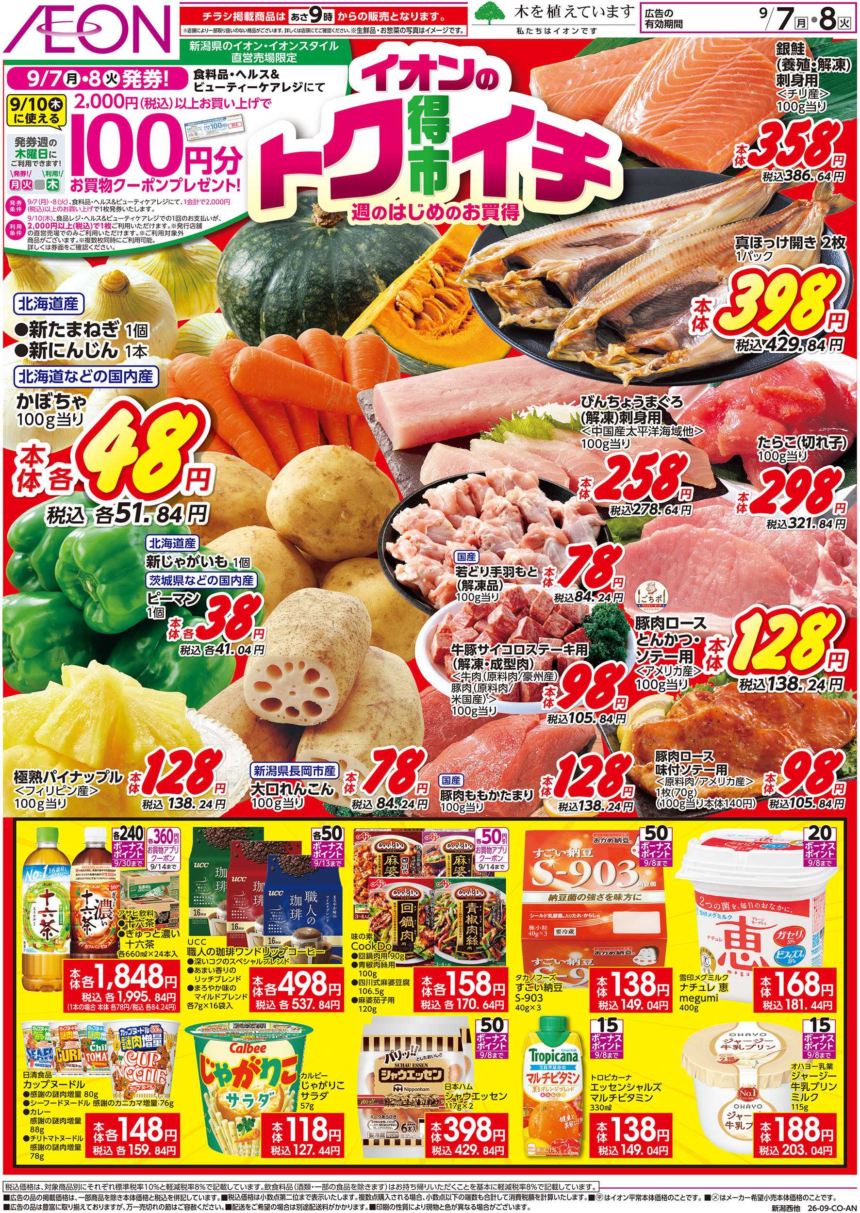 イオン 9/7号　イオンのトクイチ：表面