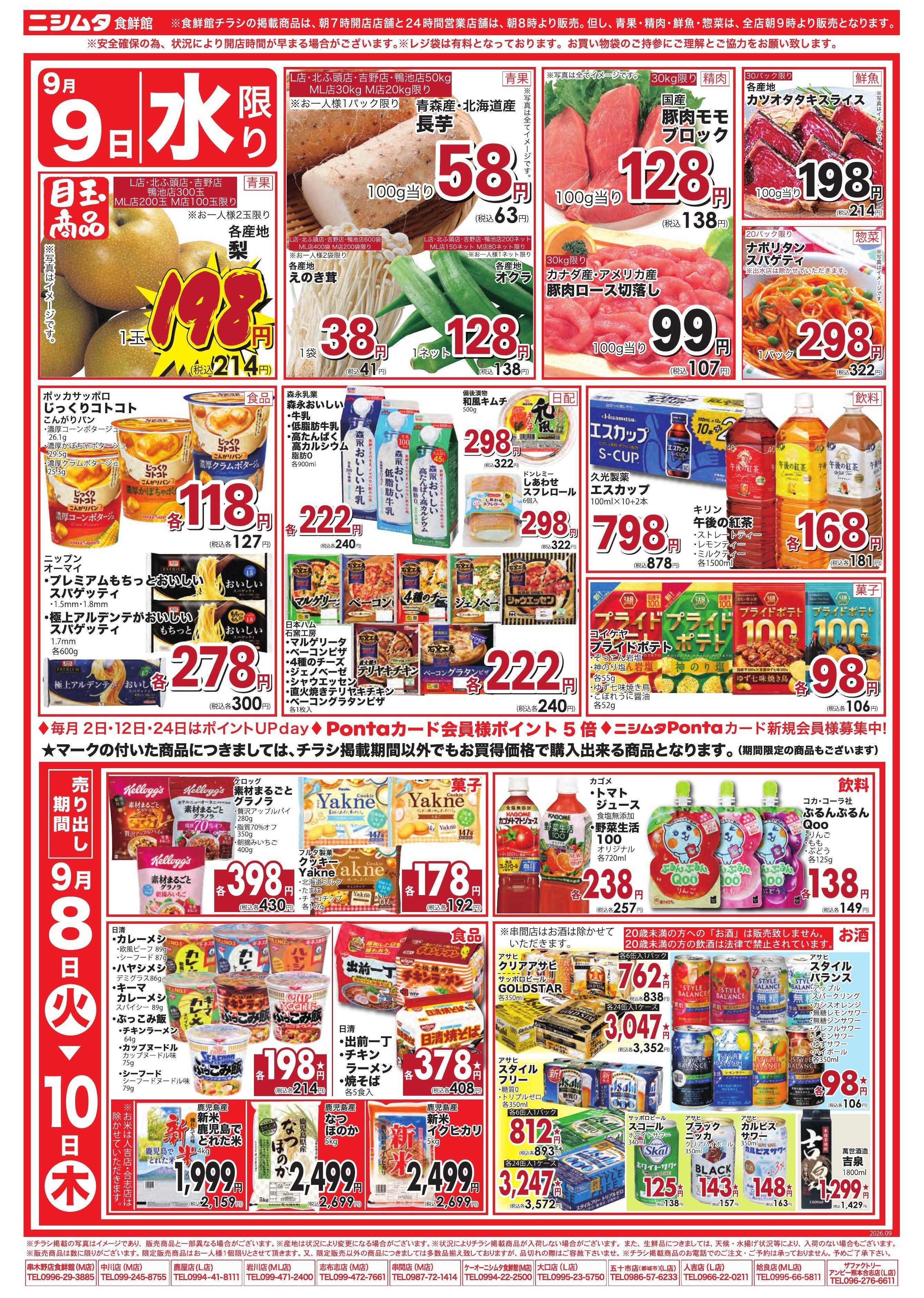 スーパーセンターニシムタ 火曜げんき市