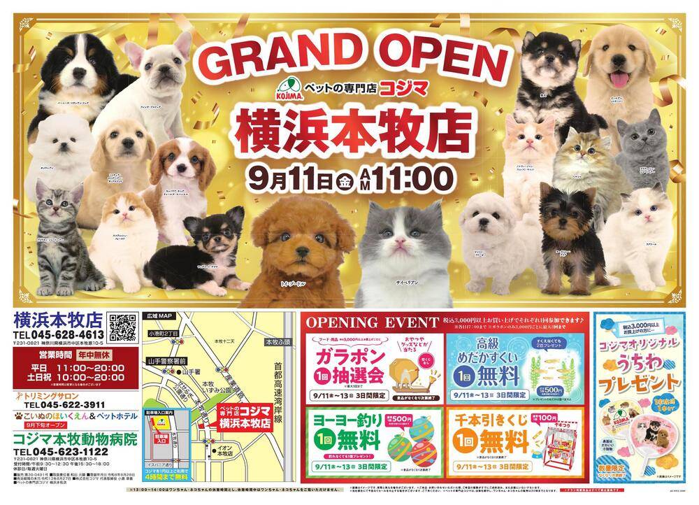 ペットの専門店コジマ 八王子店の最新チラシ・セール情報 | クラシルチラシ