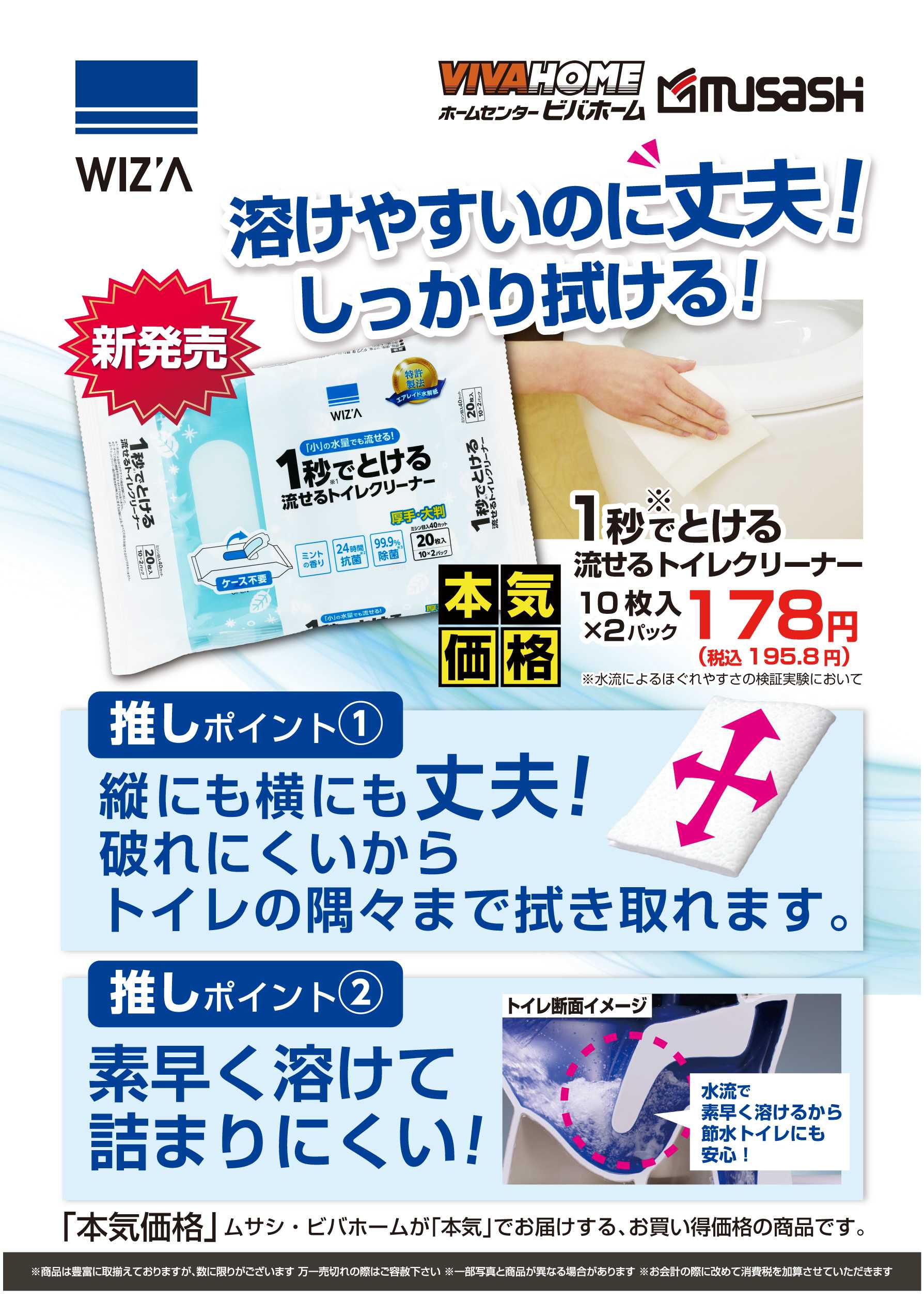 スーパービバホーム トイレクリーナー