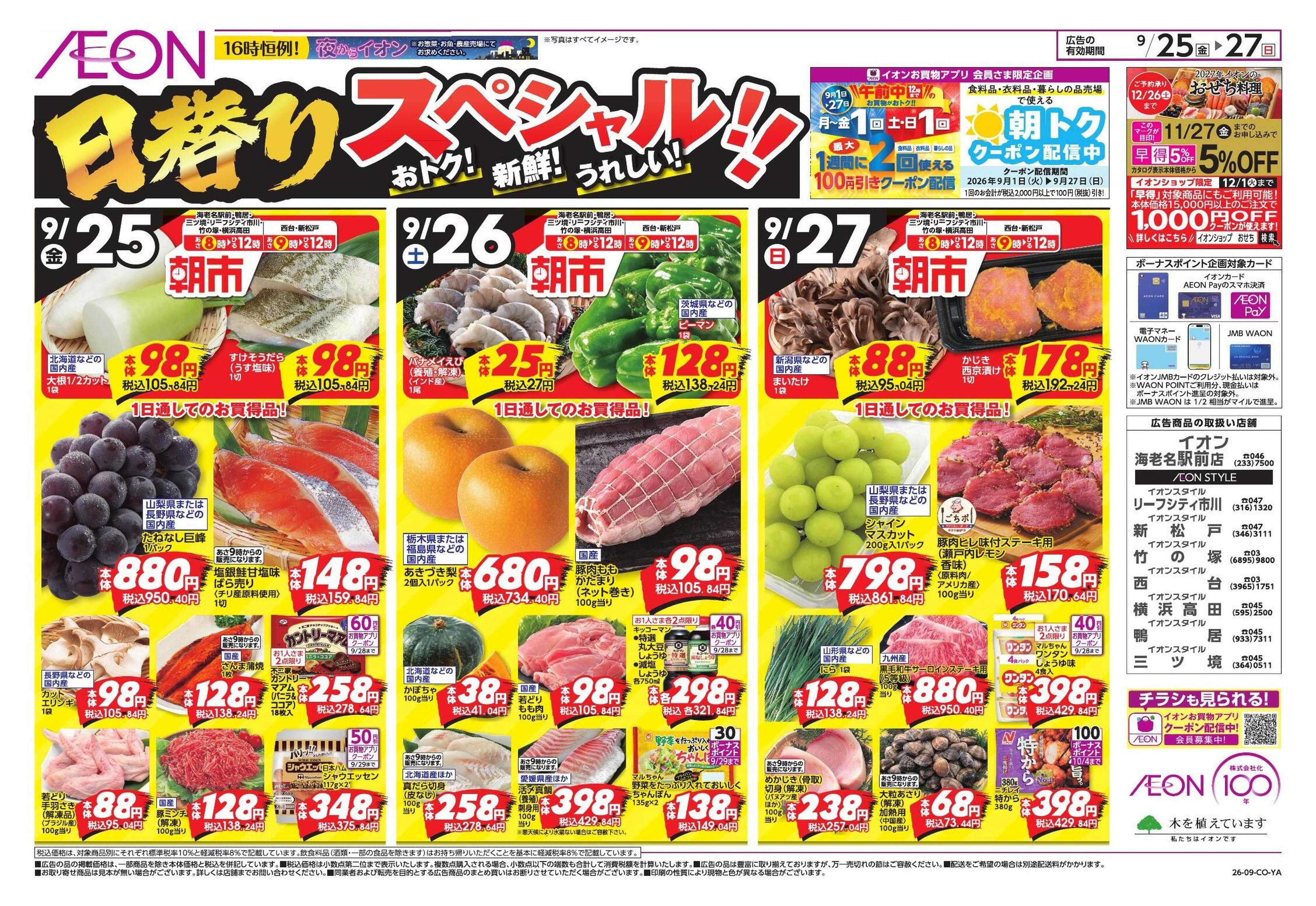 イオンスタイル 対策チラシ