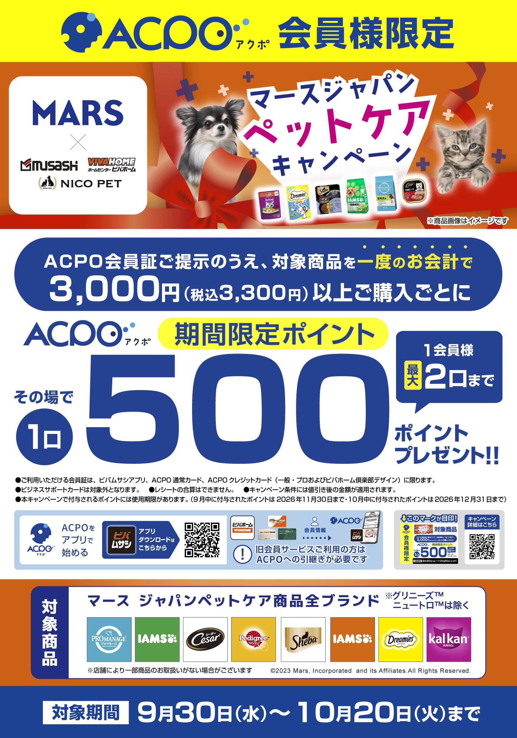 ビバホーム マースペットケアキャンペーン