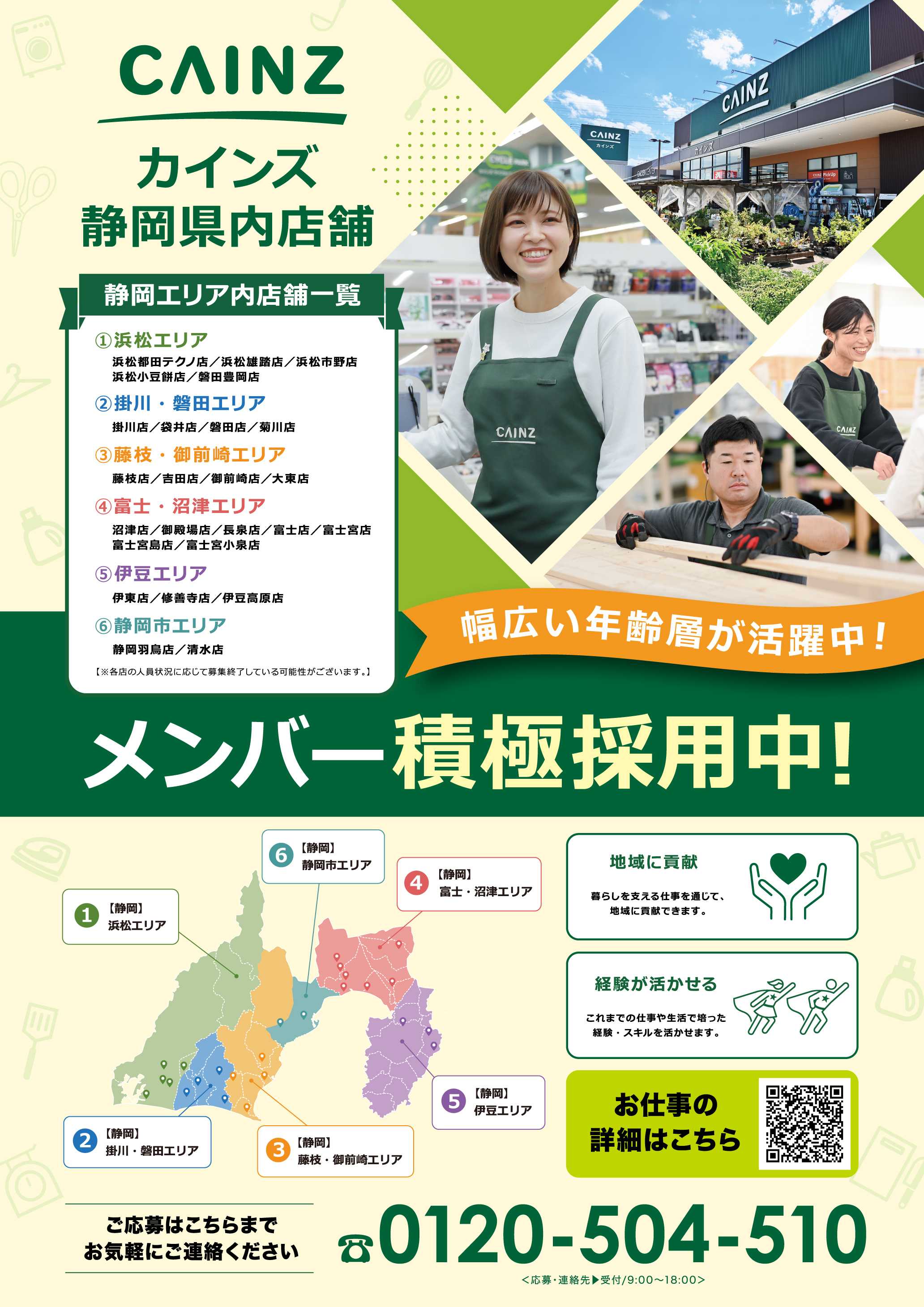 カインズ 静岡エリア_メンバー積極採用