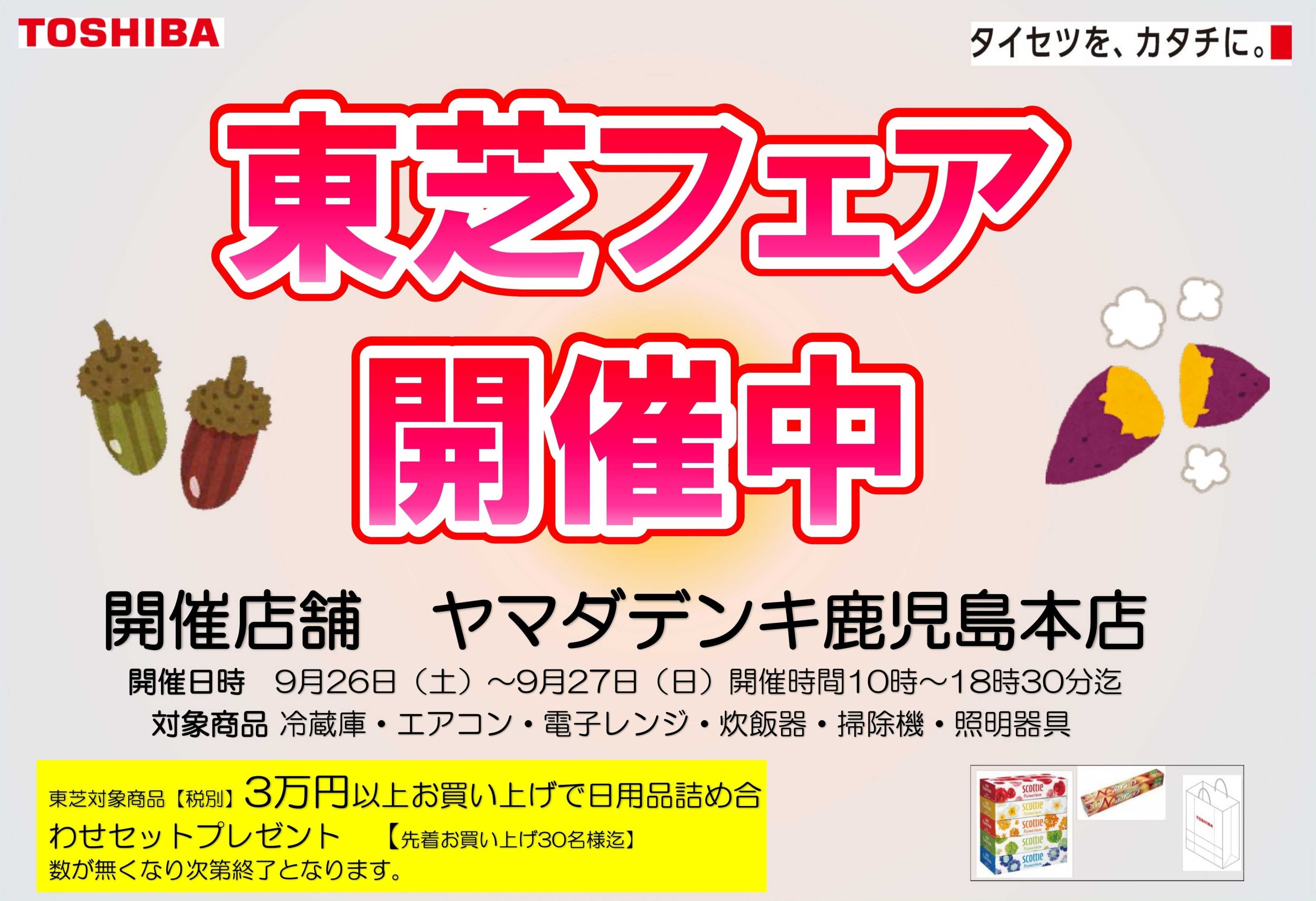 ヤマダデンキ 東芝フェア開催中