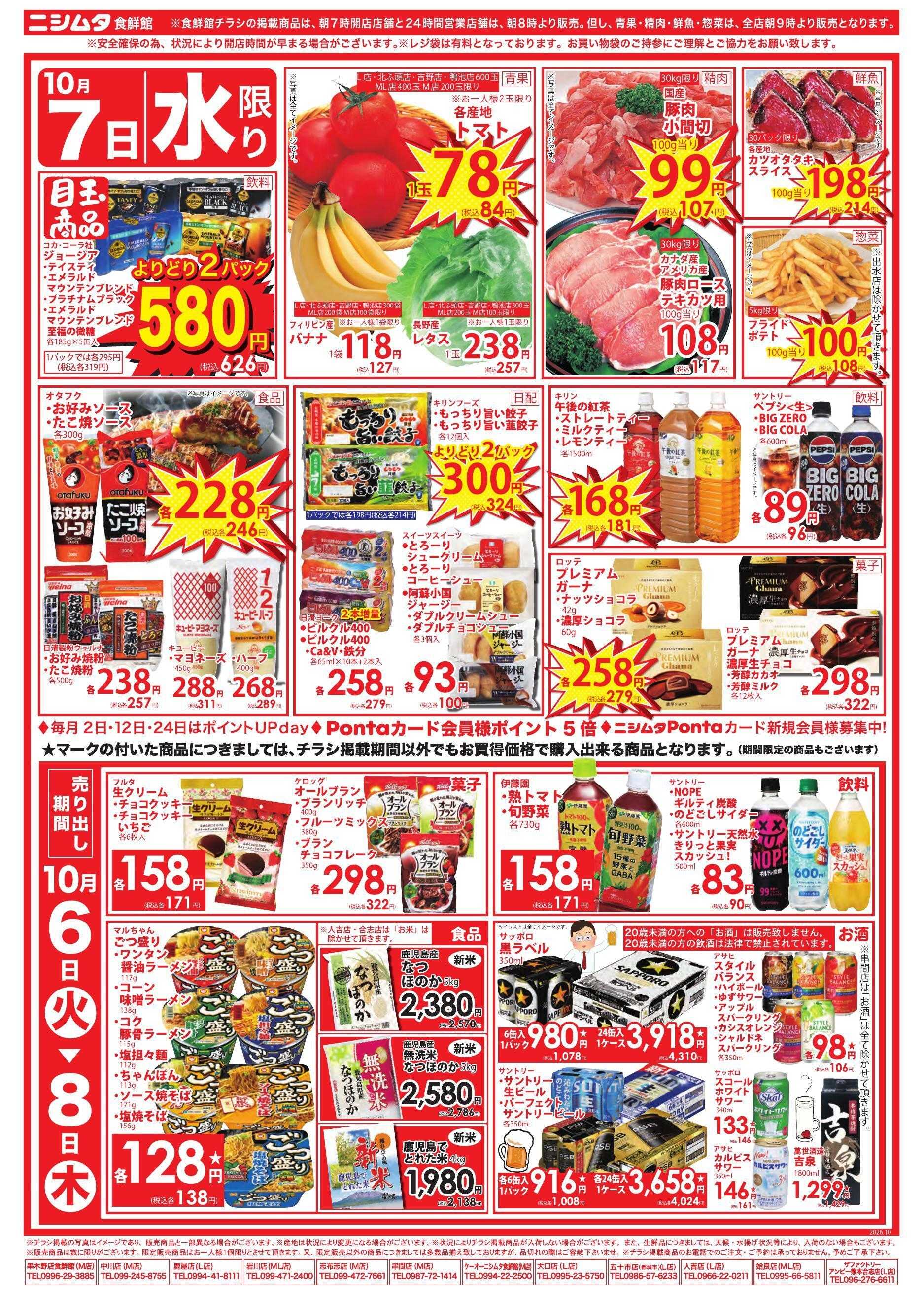 スーパーセンターニシムタ 火曜げんき市