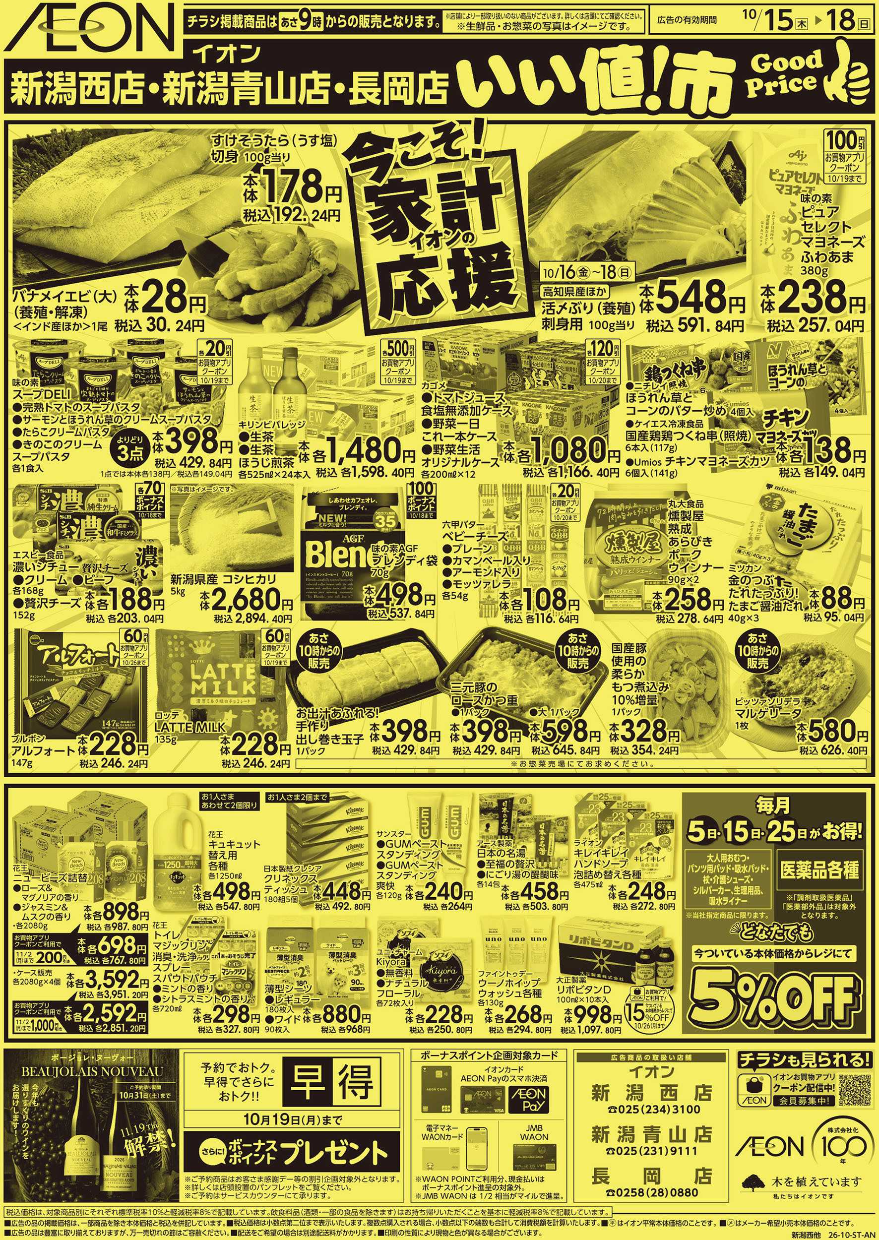 イオン 10/15号　いい値！市：裏面