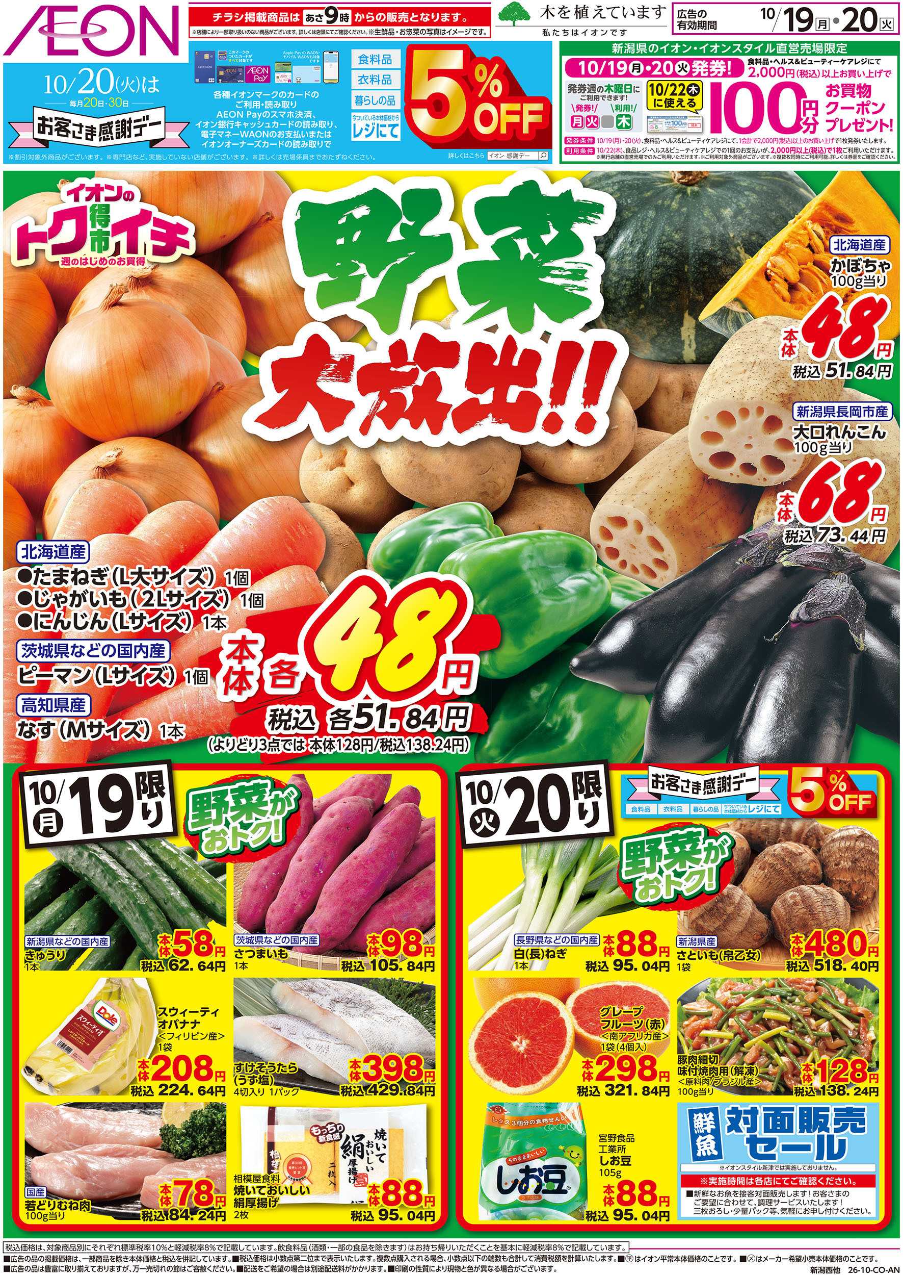 イオン 10/19号　イオンのトクイチ：表面