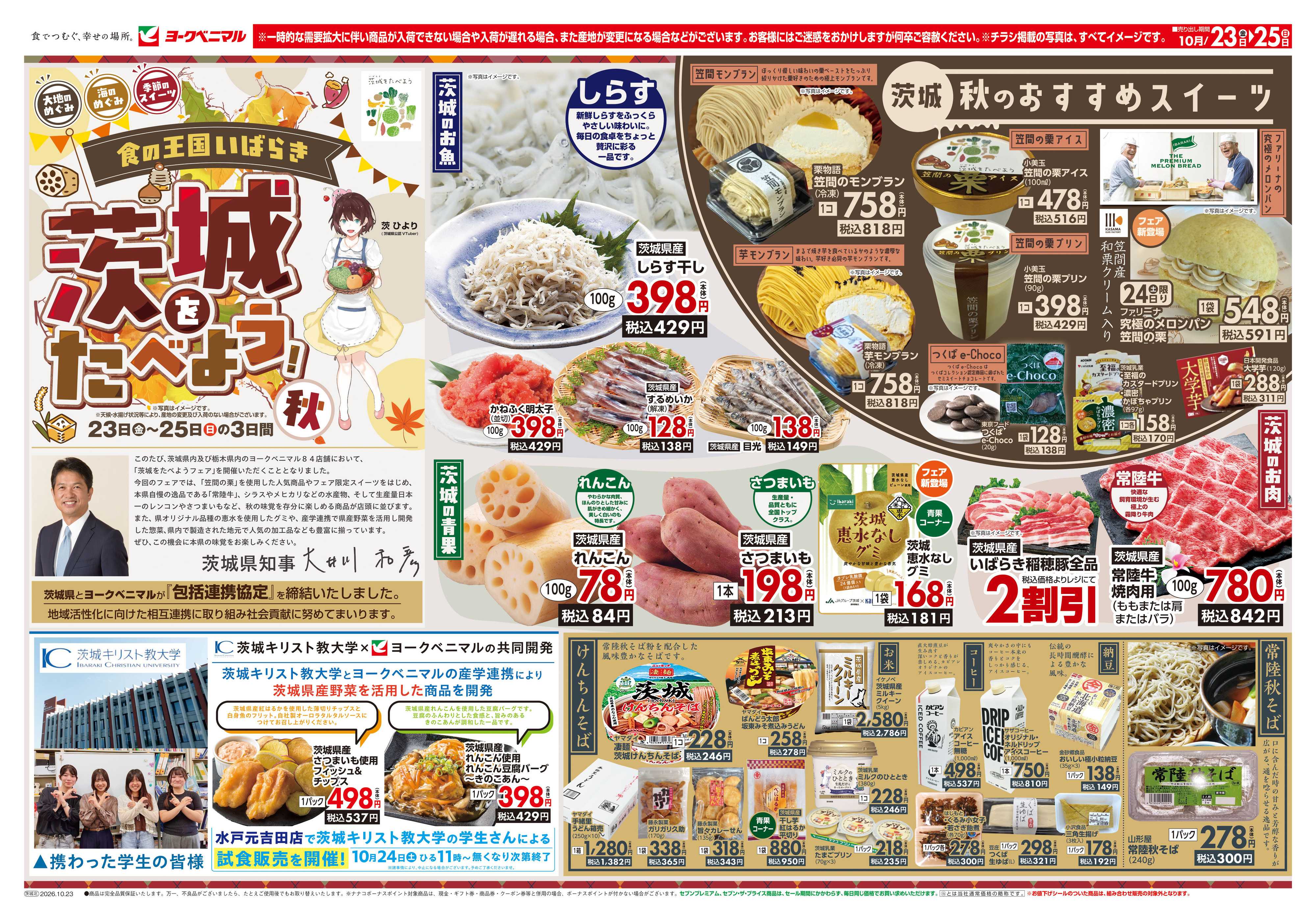 ヨークベニマル 10/23号チラシ