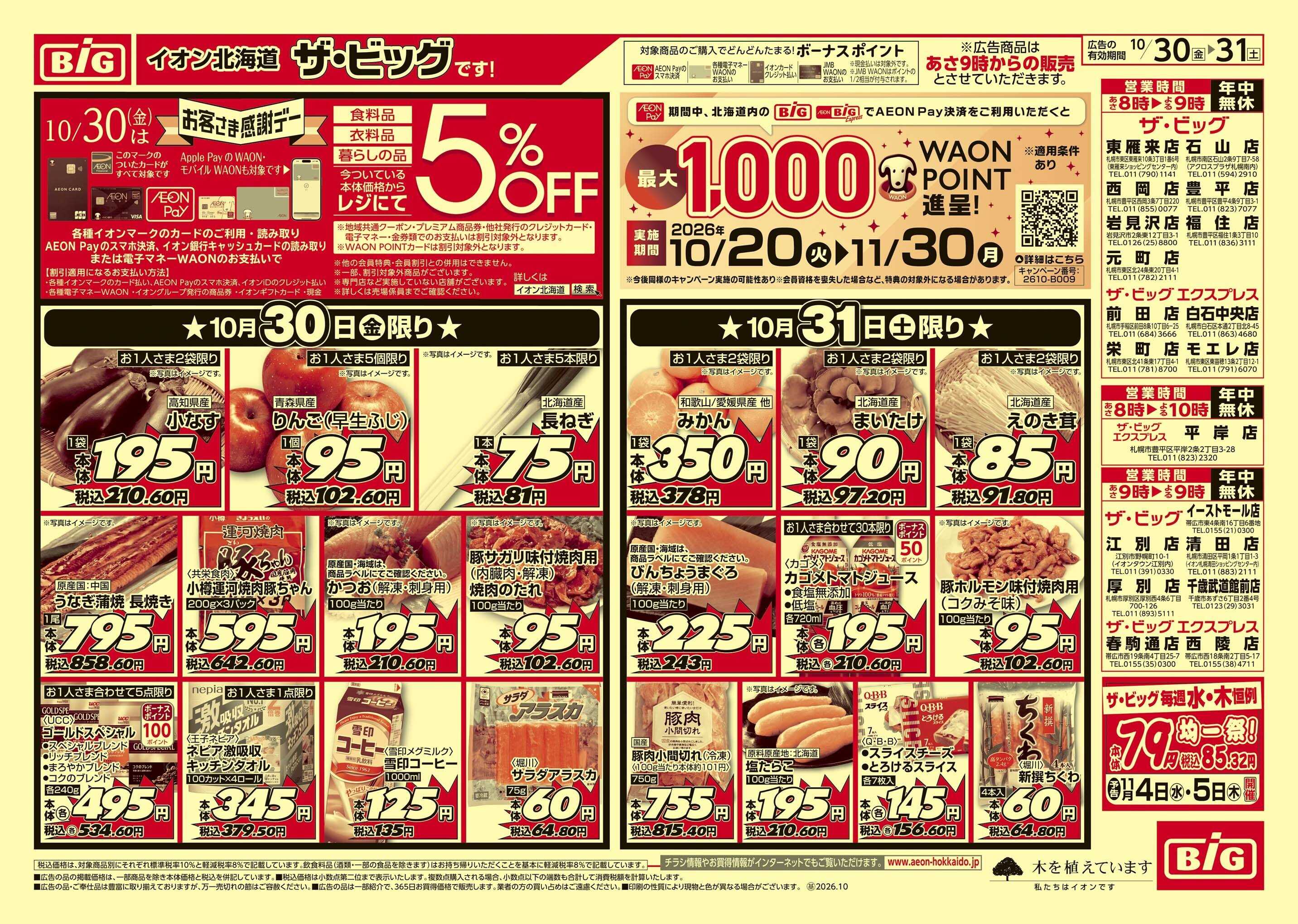 ザ・ビッグ 感謝デー/買えば買うほど