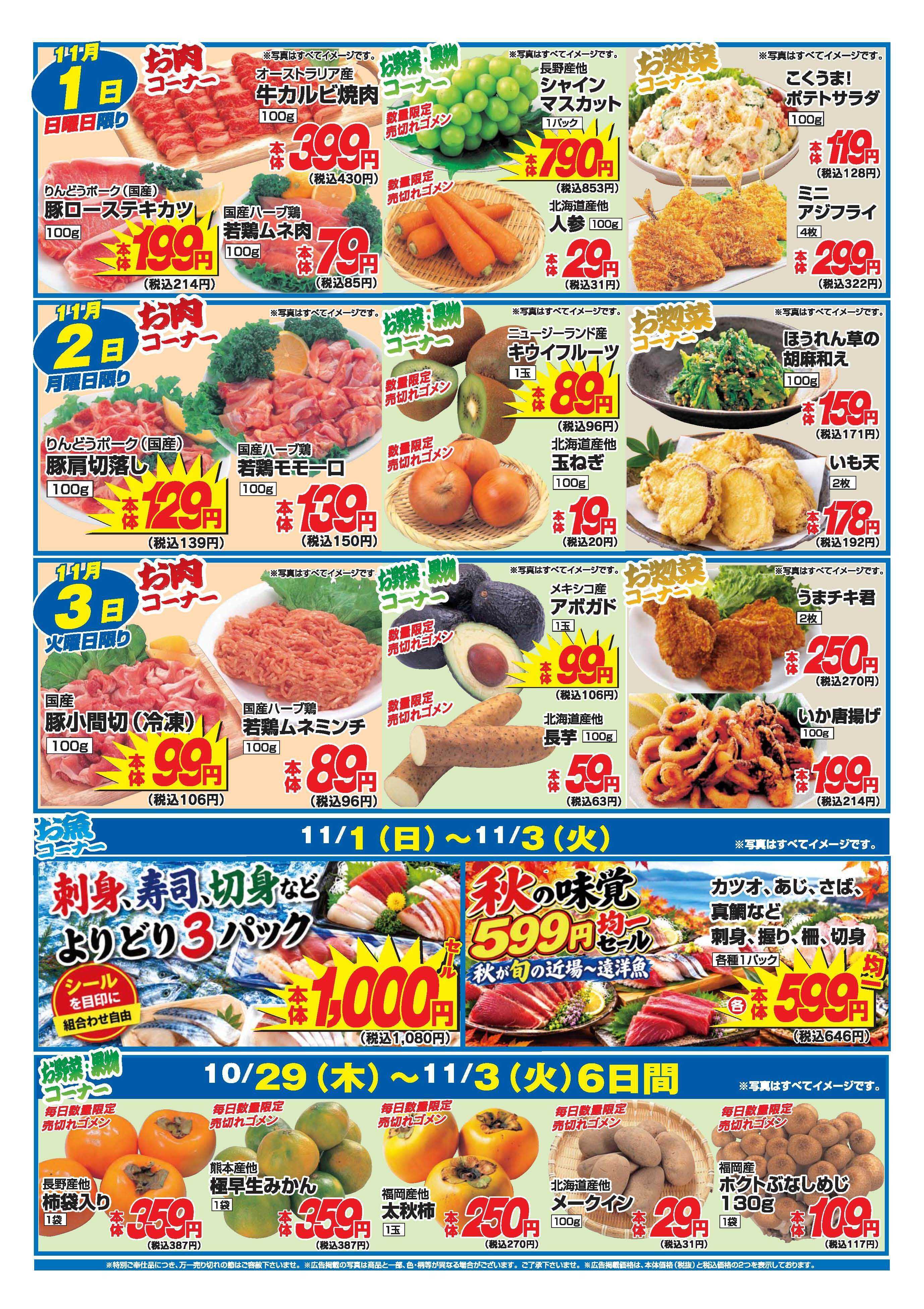 アタックス A_26.1029_1103_アタックス生鮮 龍田店 B4