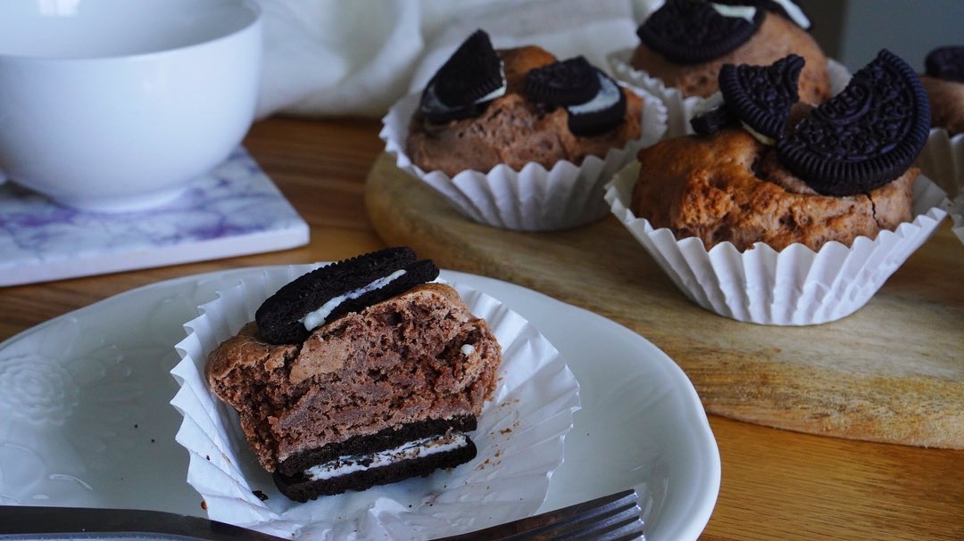 材料3つ オーブン不要 簡単すぎる オレオマフィン 作り方 レシピ クラシル