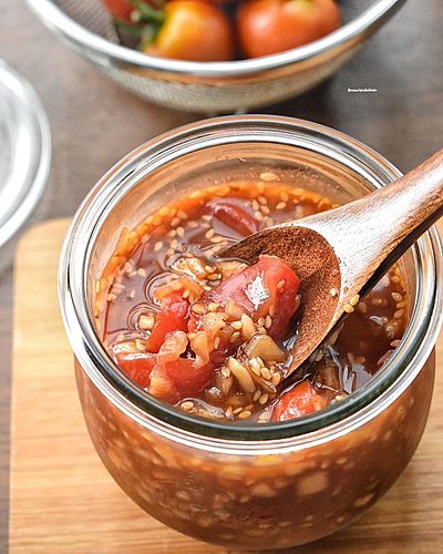 甘辛トマトだれ