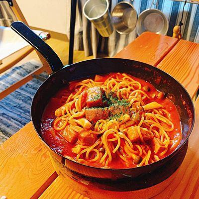 濃厚トマトパスタ