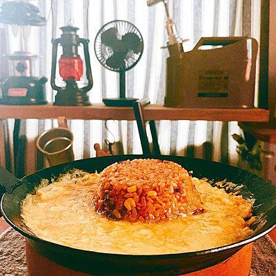 鉄板オムライス