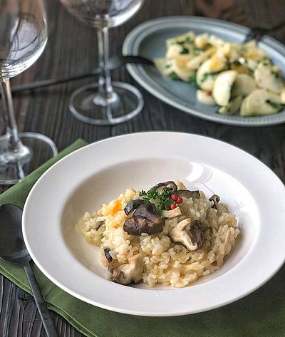 椎茸の旨味がじんわり＊椎茸リゾット＊