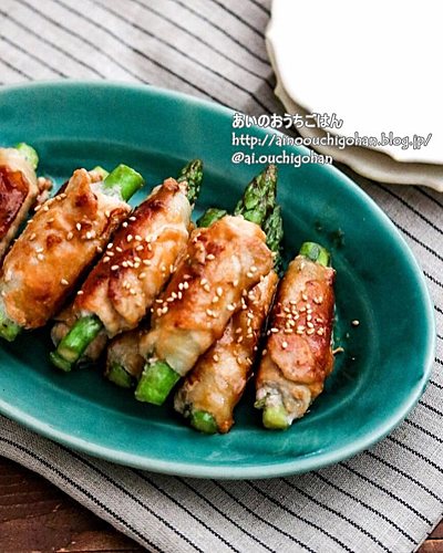 【材料２つ】味噌の風味でご飯がすすむ！こってりうまいアスパラの肉巻き