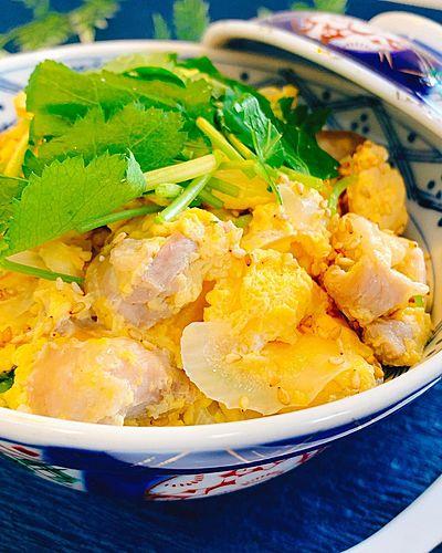 白だしの親子丼