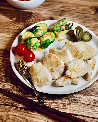 低カロリー高タンパク！ガーリック鶏むねナゲット