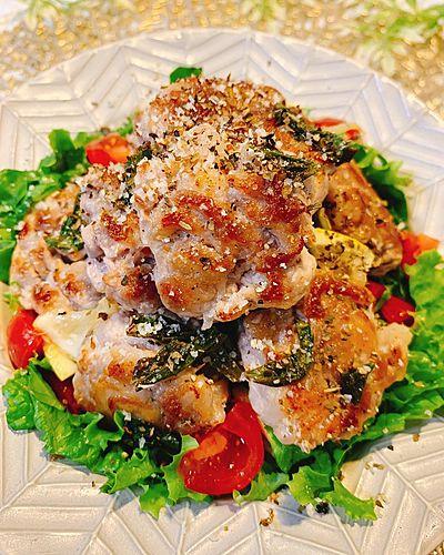 豚こまのレモンバジル炒め