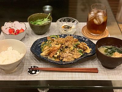 ゴーヤとちくわのチャンプルー風炒め