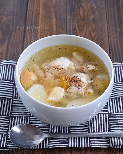 サムゲタン風お手軽スタミナ鶏スープ ⁡