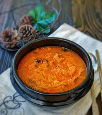 韓国の定番スープ＊ビジチゲ(おからチゲ)