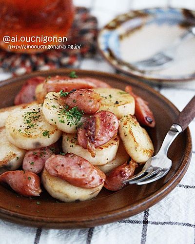 ビールが進みすぎる♡こってりうまい＊長芋のガーリックマヨ炒め