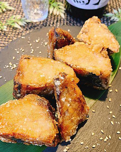 鰹の竜田揚げ