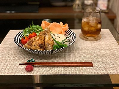シーズニングスパイシーチキンプレート