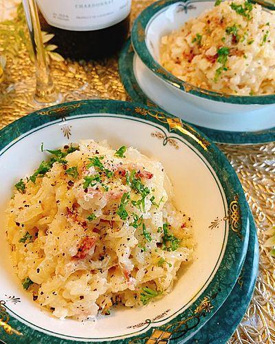 ブラックペッパーオニオンリゾット