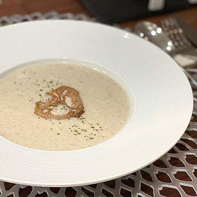 蓮根と豆乳のポタージュ