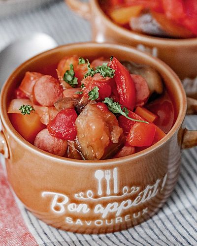 夏野菜たっぷりミネストローネ