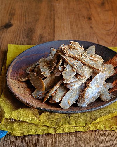 レンジで簡単！ごぼうのおかかマヨサラダ﻿