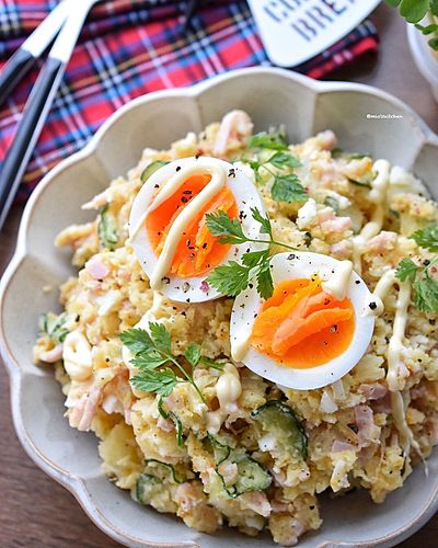 我が家の定番ポテトサラダ