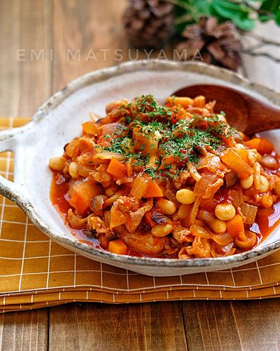 懐かし給食メニュー！濃厚！＊ポークビーンズ＊