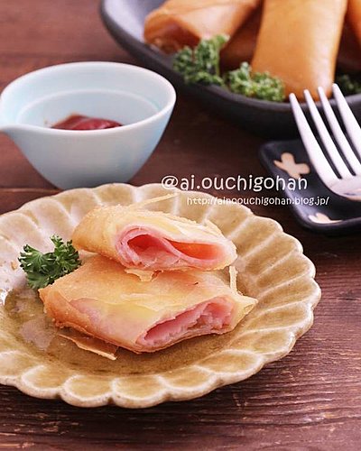 ハムチーズ春巻き