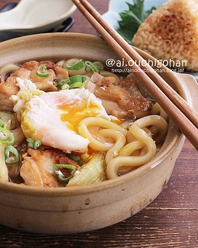 こんがり香ばしい＊甘辛がやみつきワンポットで鍋焼きどん風